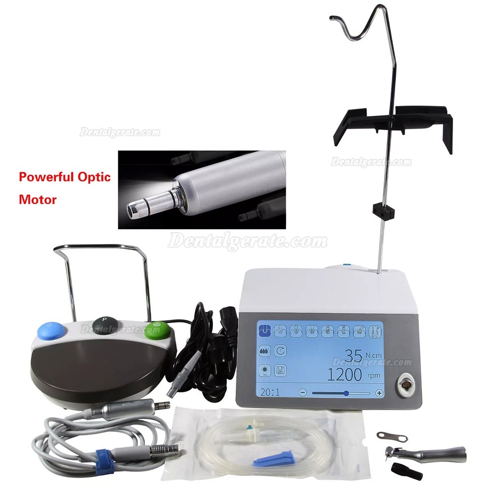 Tealth EM-3 Dental Implantologiemotor,Chirurgische Implantsystem mit 2 Winkelst&uuml;cken